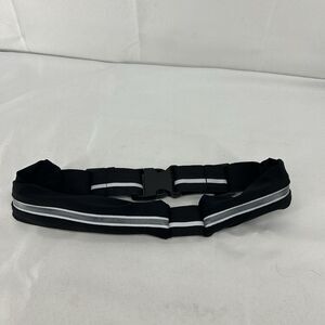 GO Belt Reflective Belt Cycling Running Black One Size